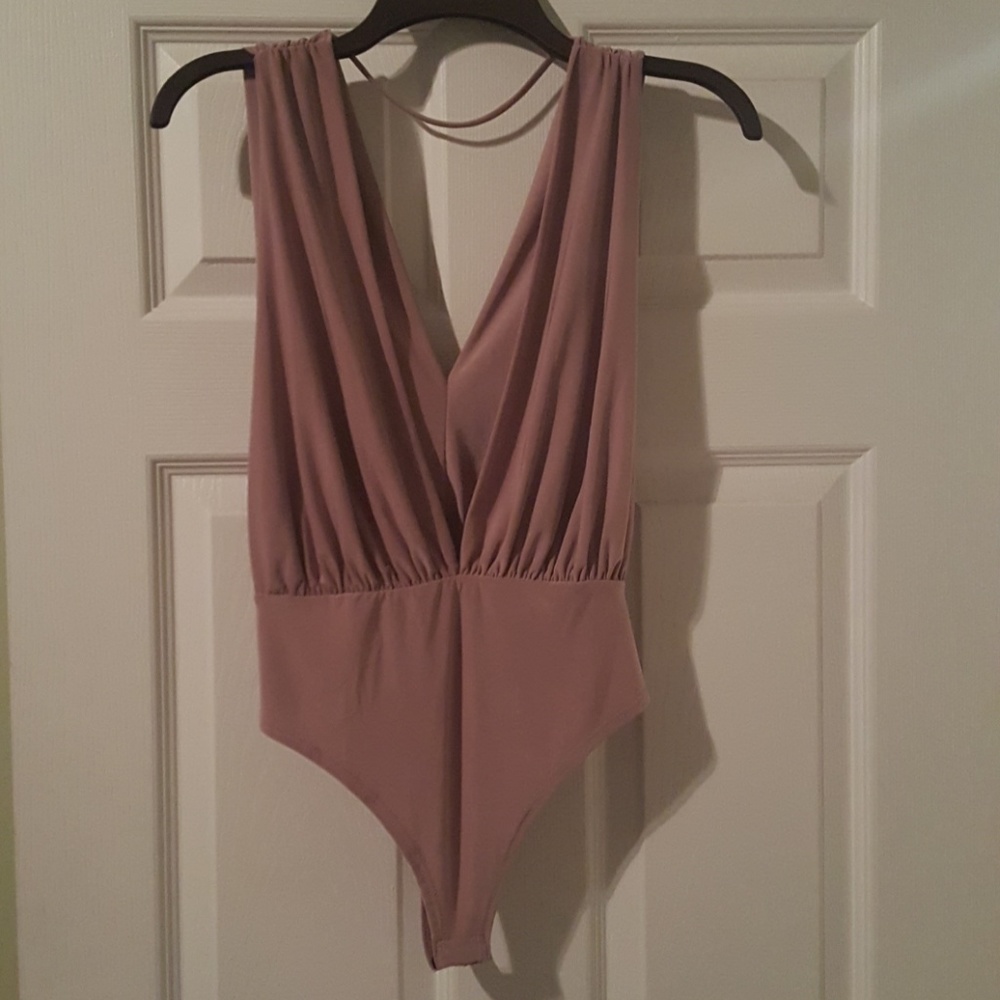 Mikey & Joey mauve body suit